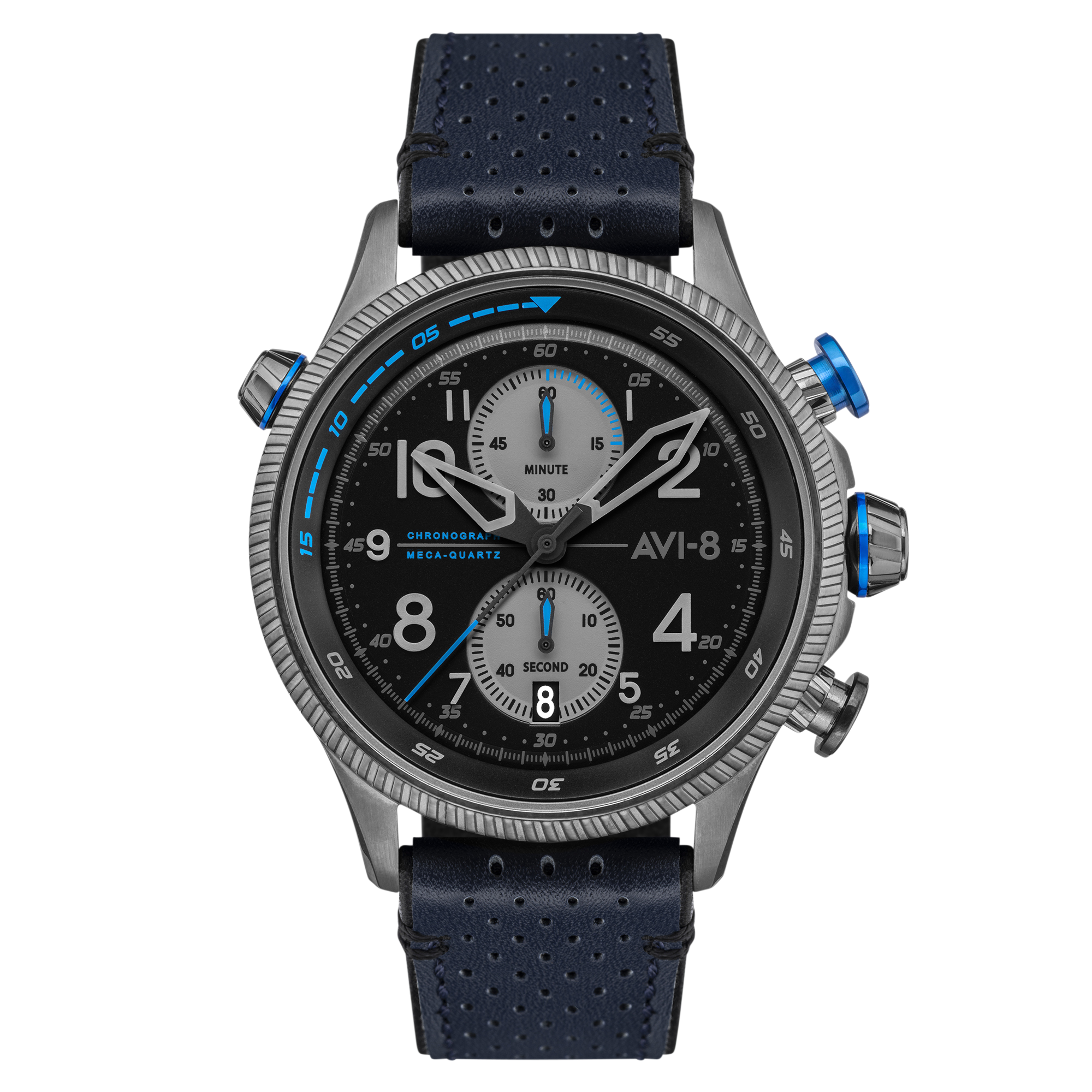 AVI-8 Hawker Hunter Duke Meca Quartz Chronograph Colerne Av 4080 02