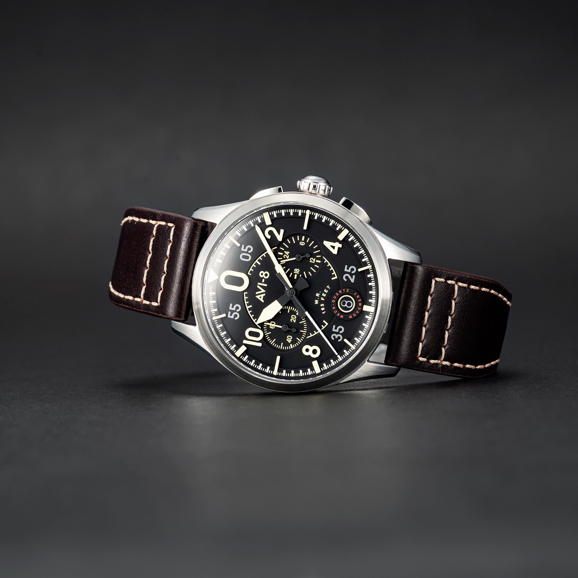 AVI-8 Lock Chronograph Midnight Oak