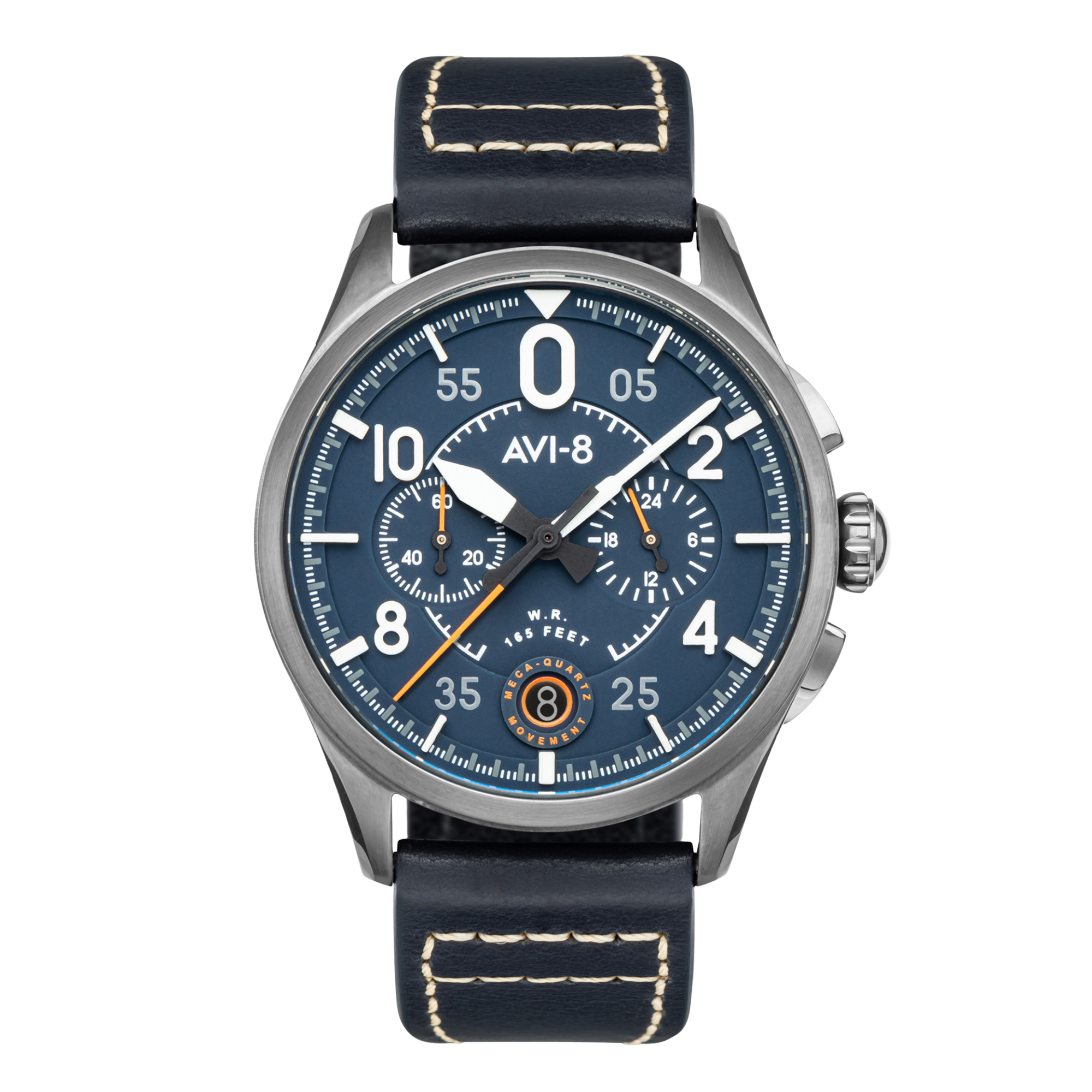 AVI-8 Spitfire Lock Chronograph Channel Blue Av 4089 04