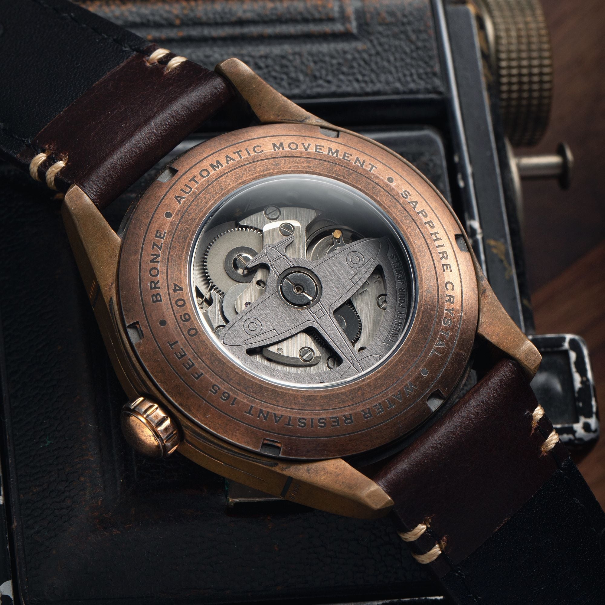 AVI-8 Smith Automatic Oxidized Bronze