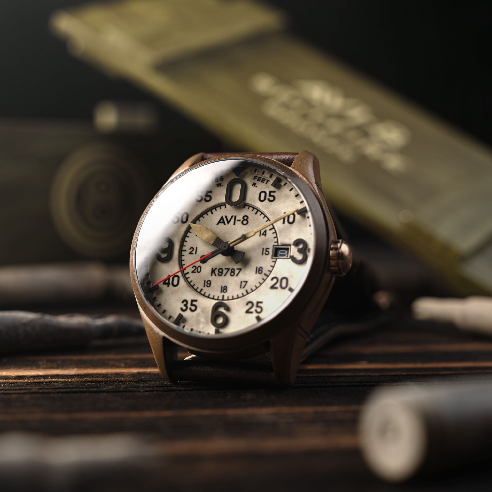 AVI-8 Smith Automatic Oxidized Bronze