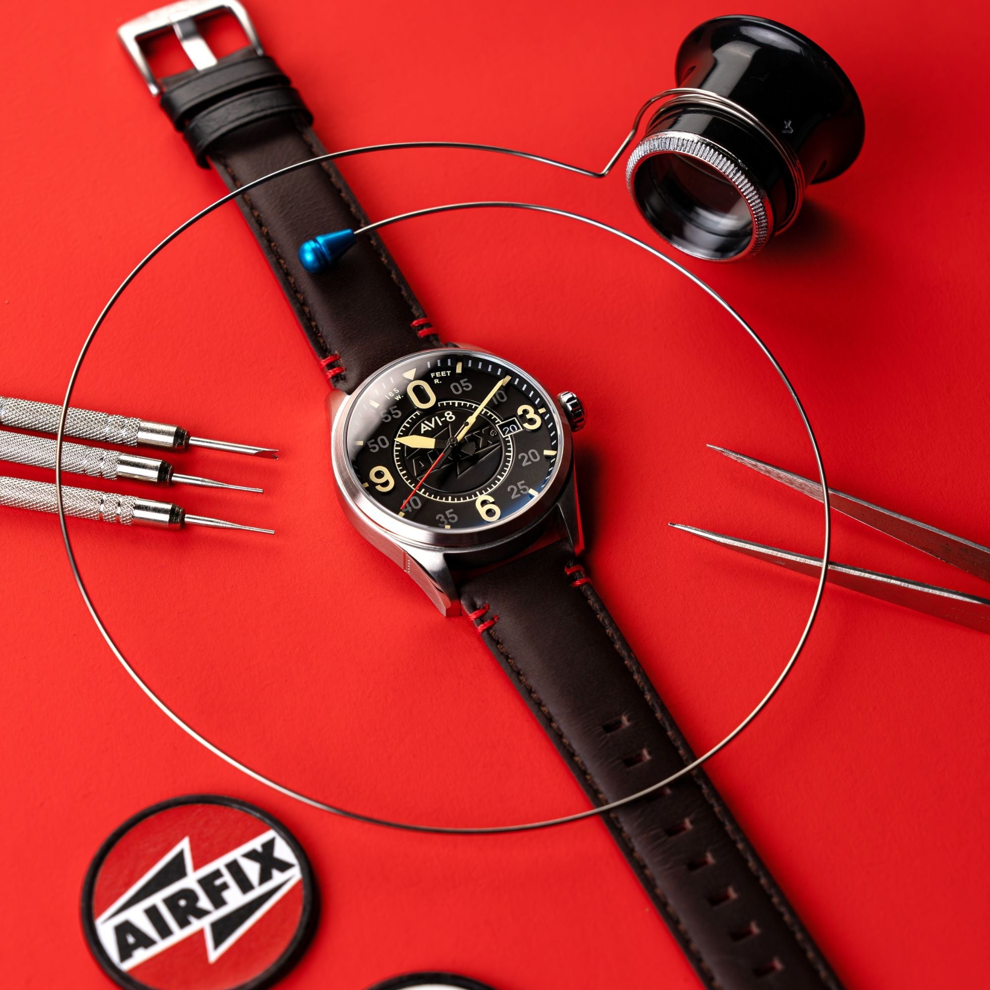 AVI-8 Smith Automatic Airfix Edition Granite Black