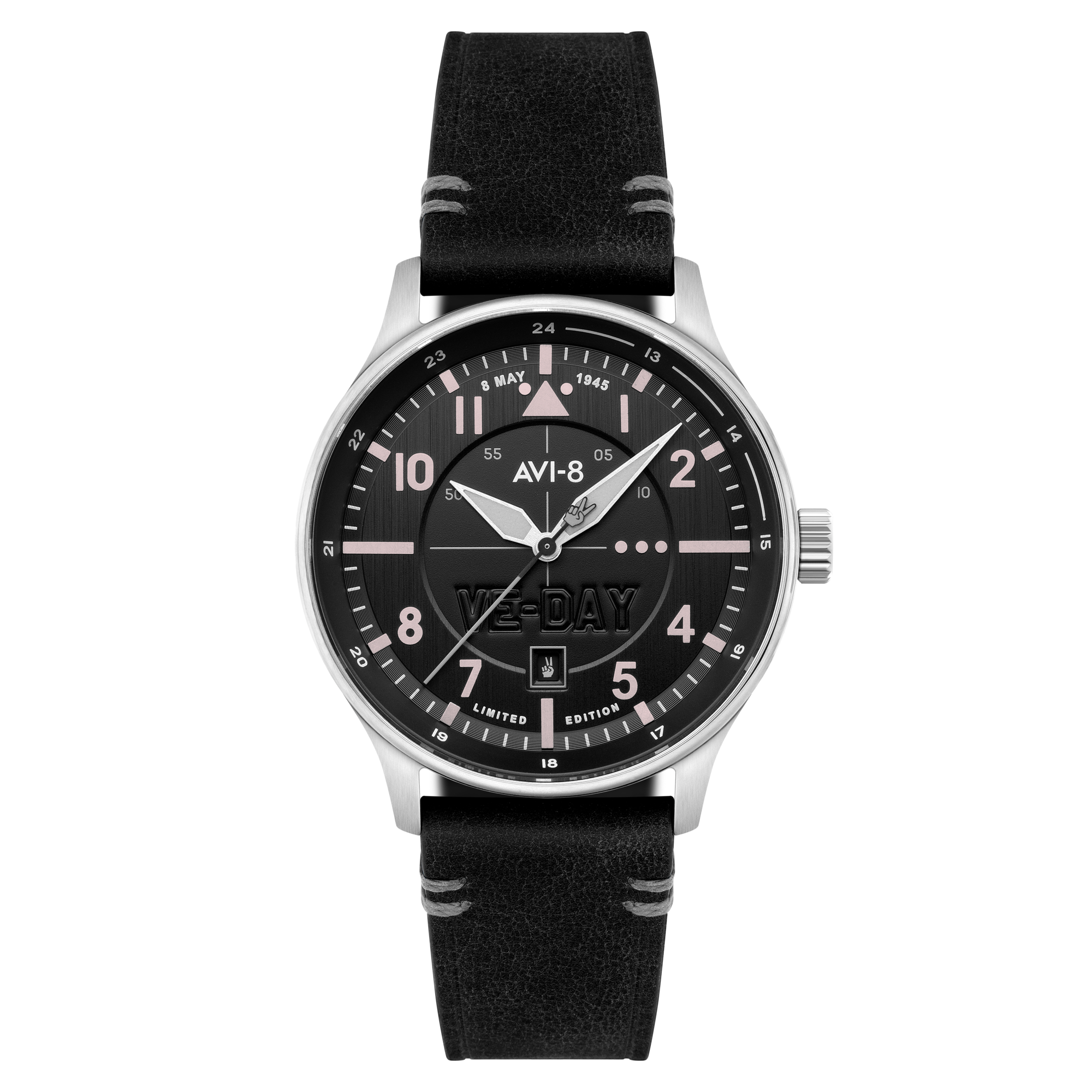 AVI-8 Kent Automatic Ve-Day 80Th Limited Edition Vanguard Black