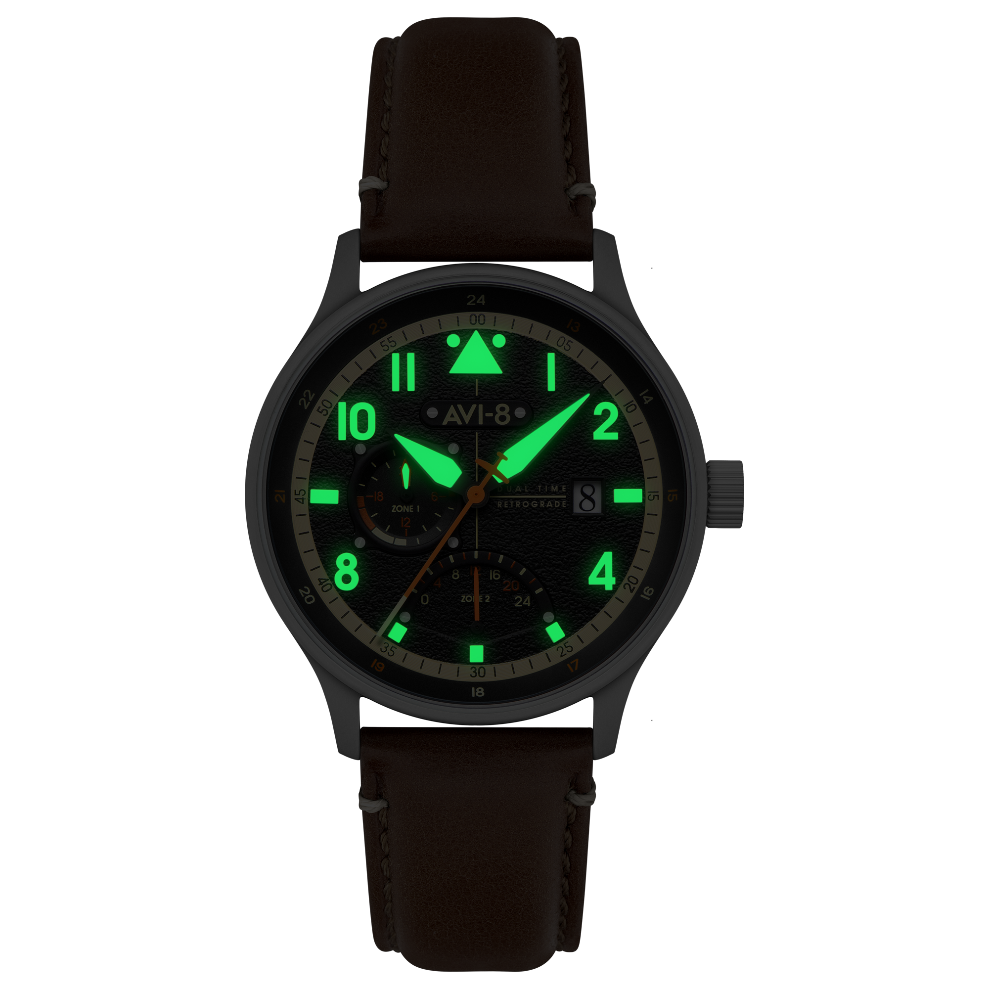 AVI-8 Mckellar Dual Time Metropolis Black