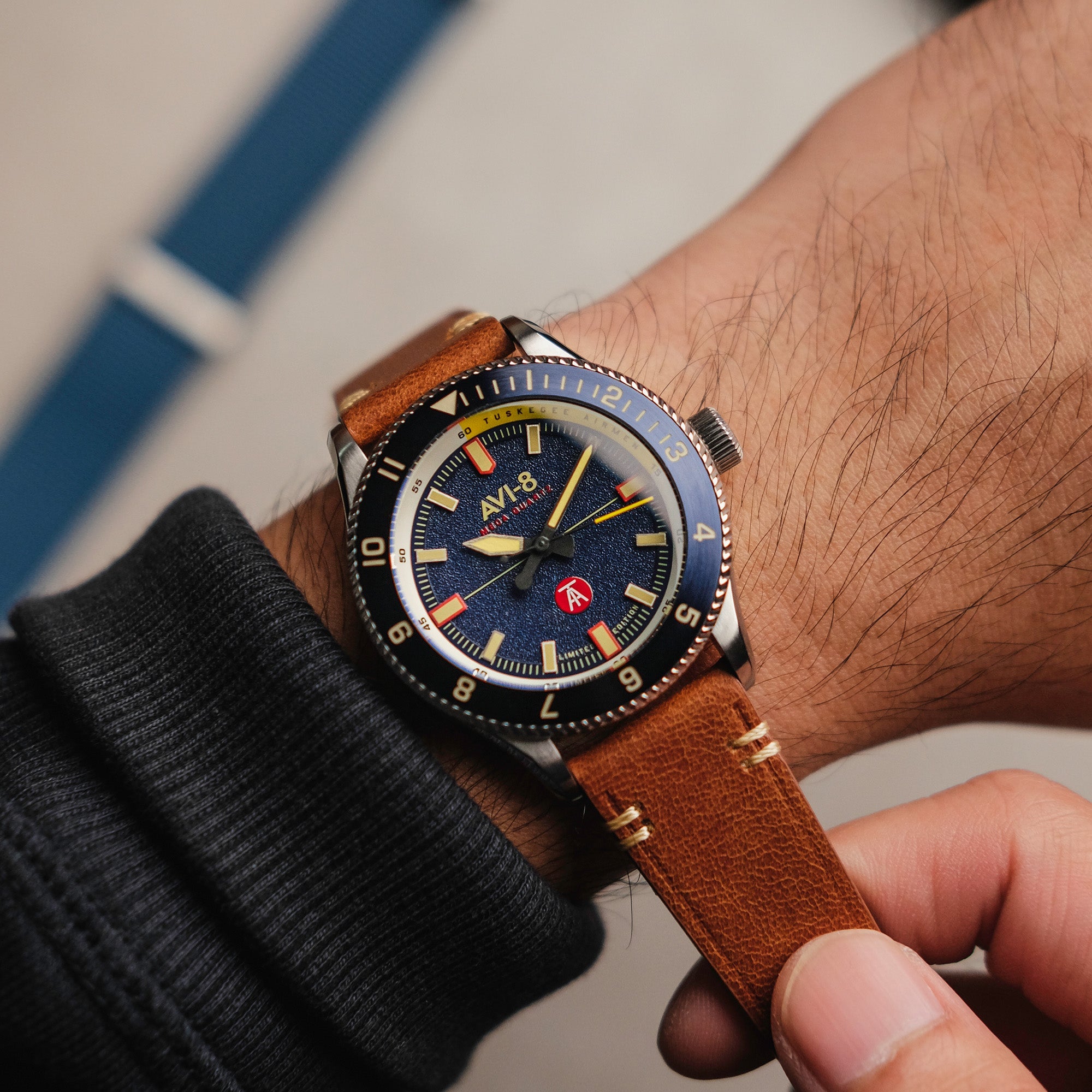 AVI-8 Tuskegee Airmen Meca-Quartz Limited Edition Lucera