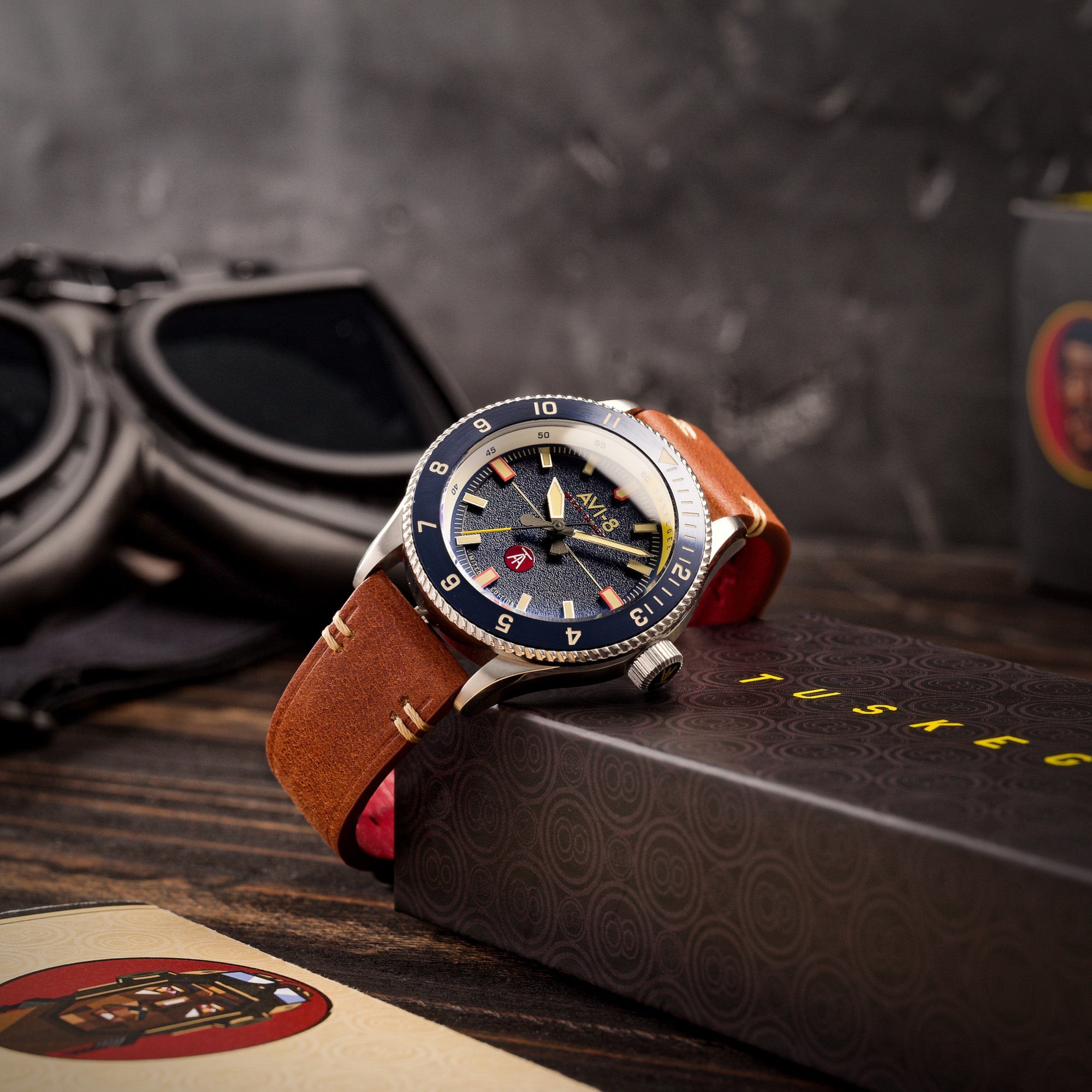 AVI-8 Tuskegee Airmen Meca-Quartz Limited Edition Lucera