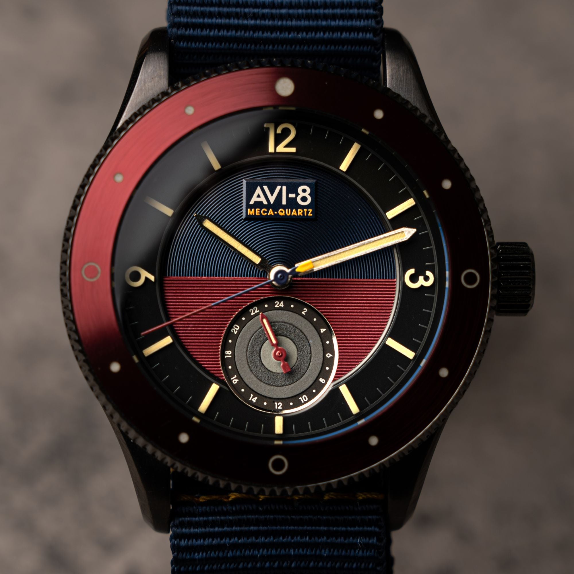 AVI-8 Airmaster Sector Meca-Quartz Navy Blue