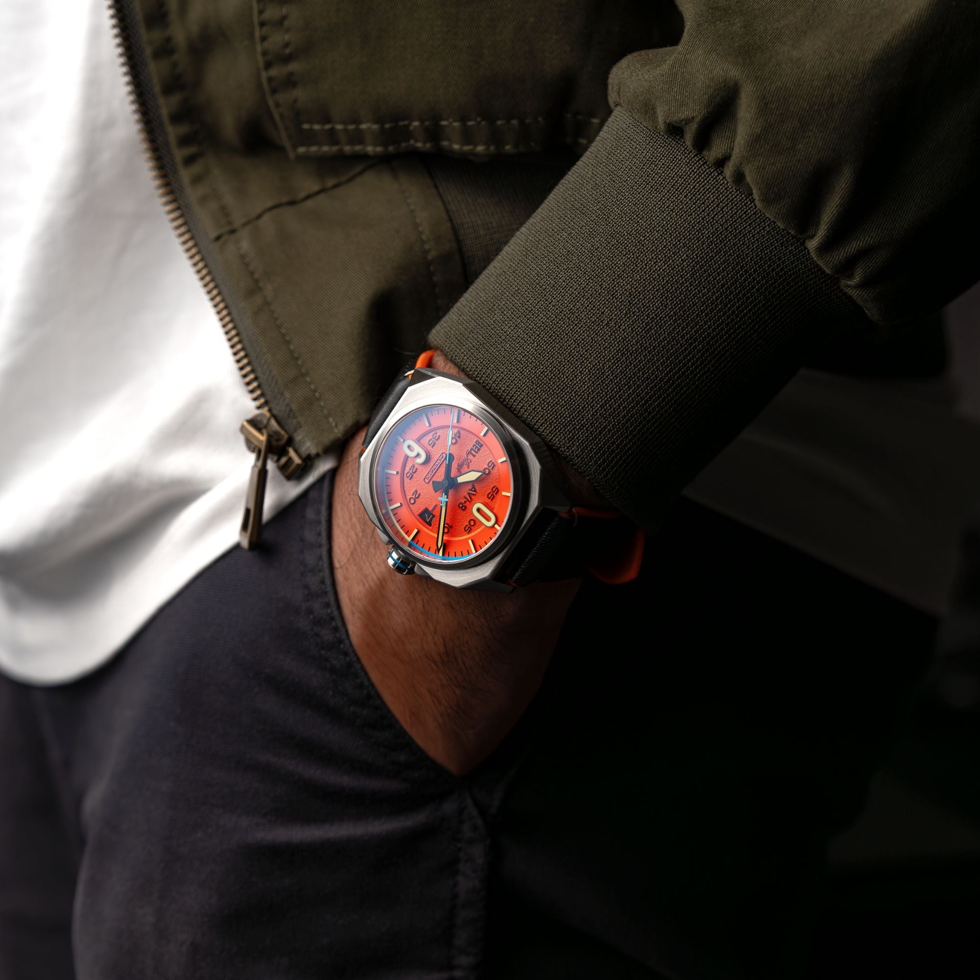 AVI-8 Machbuster Automatic Retro Orange