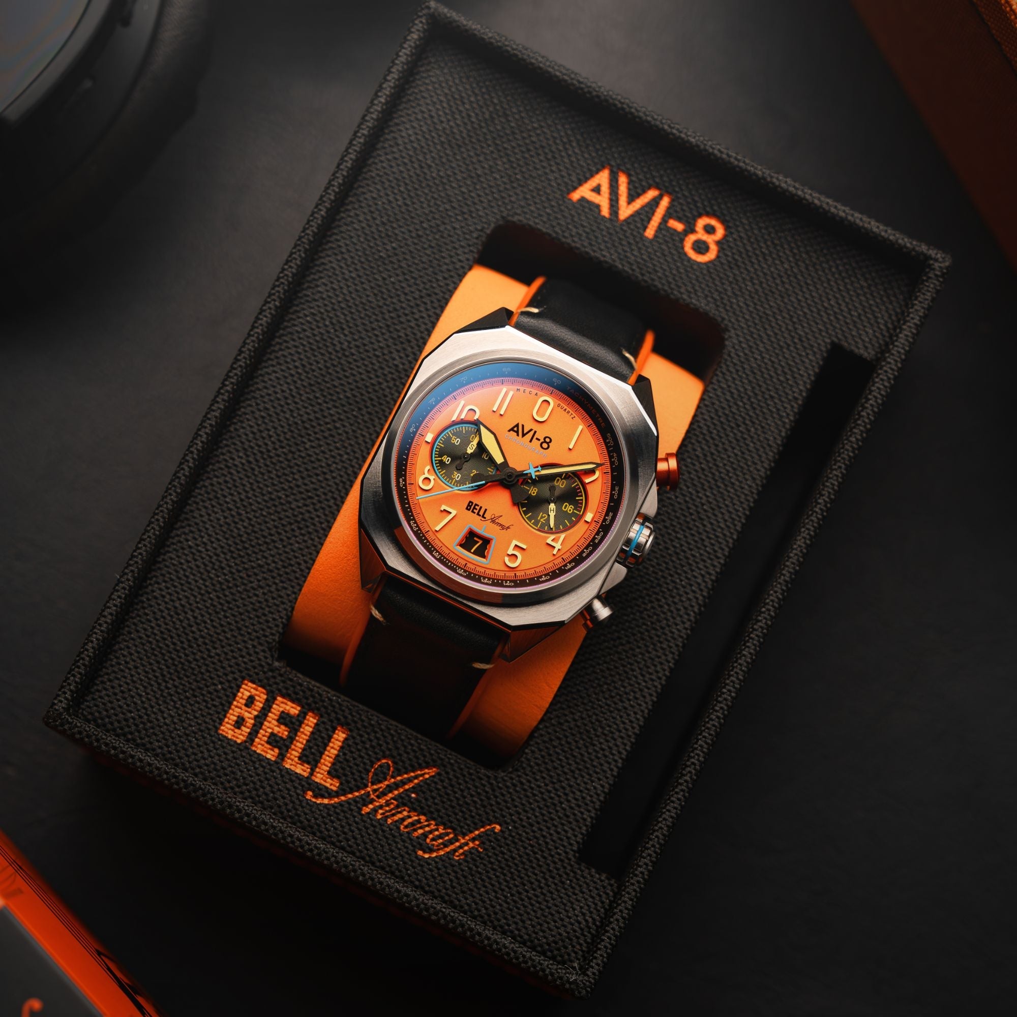 AVI-8 Machbuster Chronograph Rusty Orange