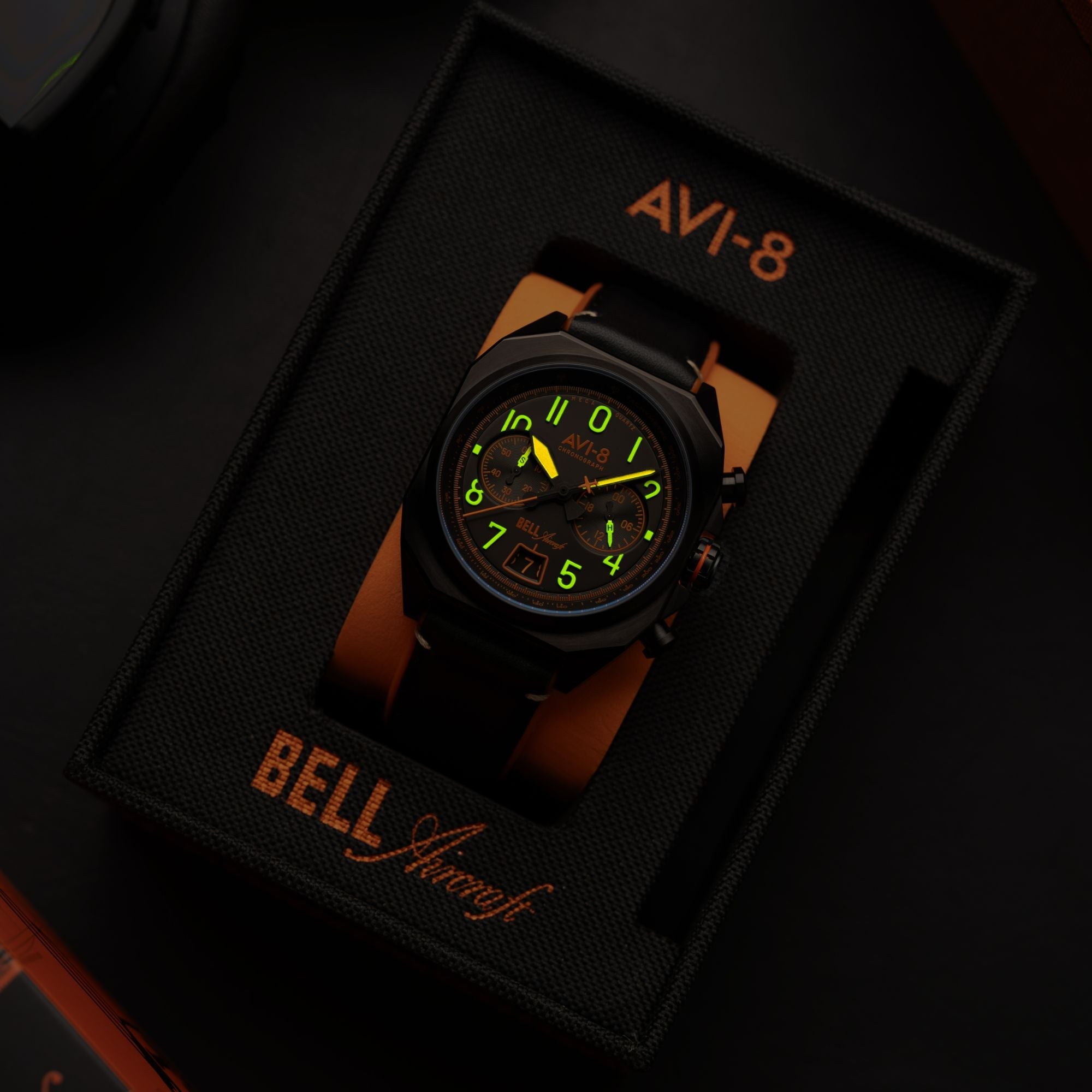 AVI-8 Machbuster Chronograph Super Sonic Black