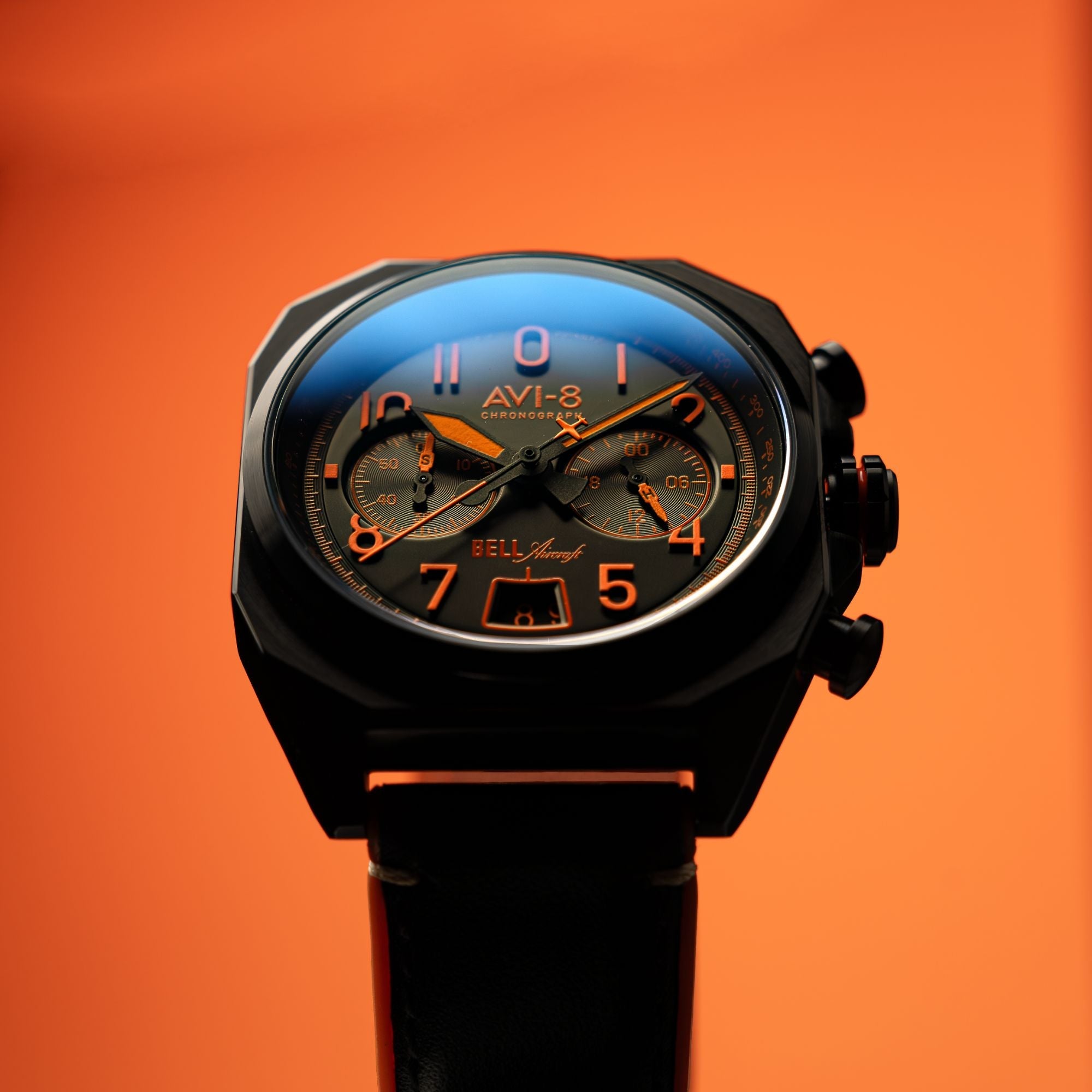 AVI-8 Machbuster Chronograph Super Sonic Black
