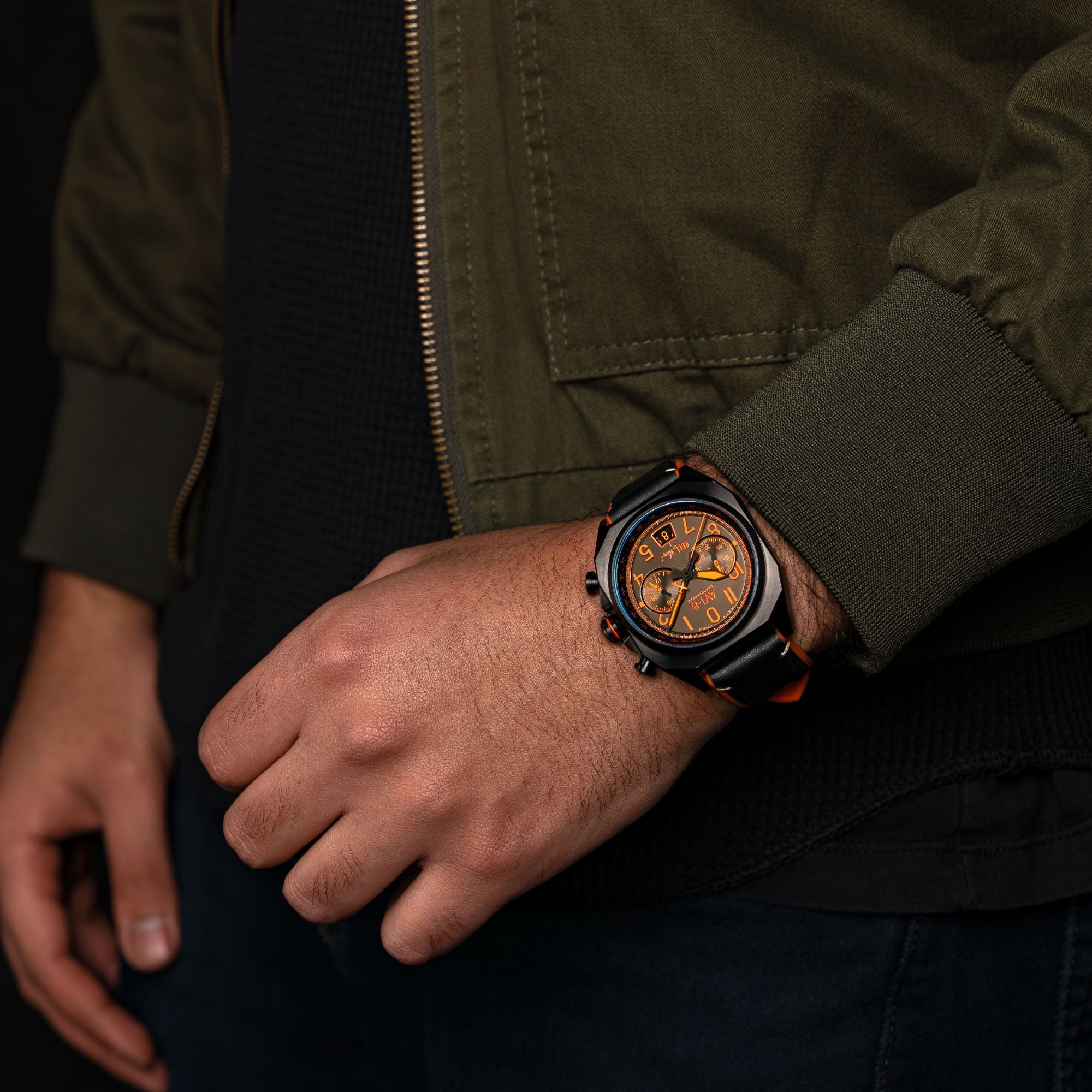 AVI-8 Machbuster Chronograph Super Sonic Black