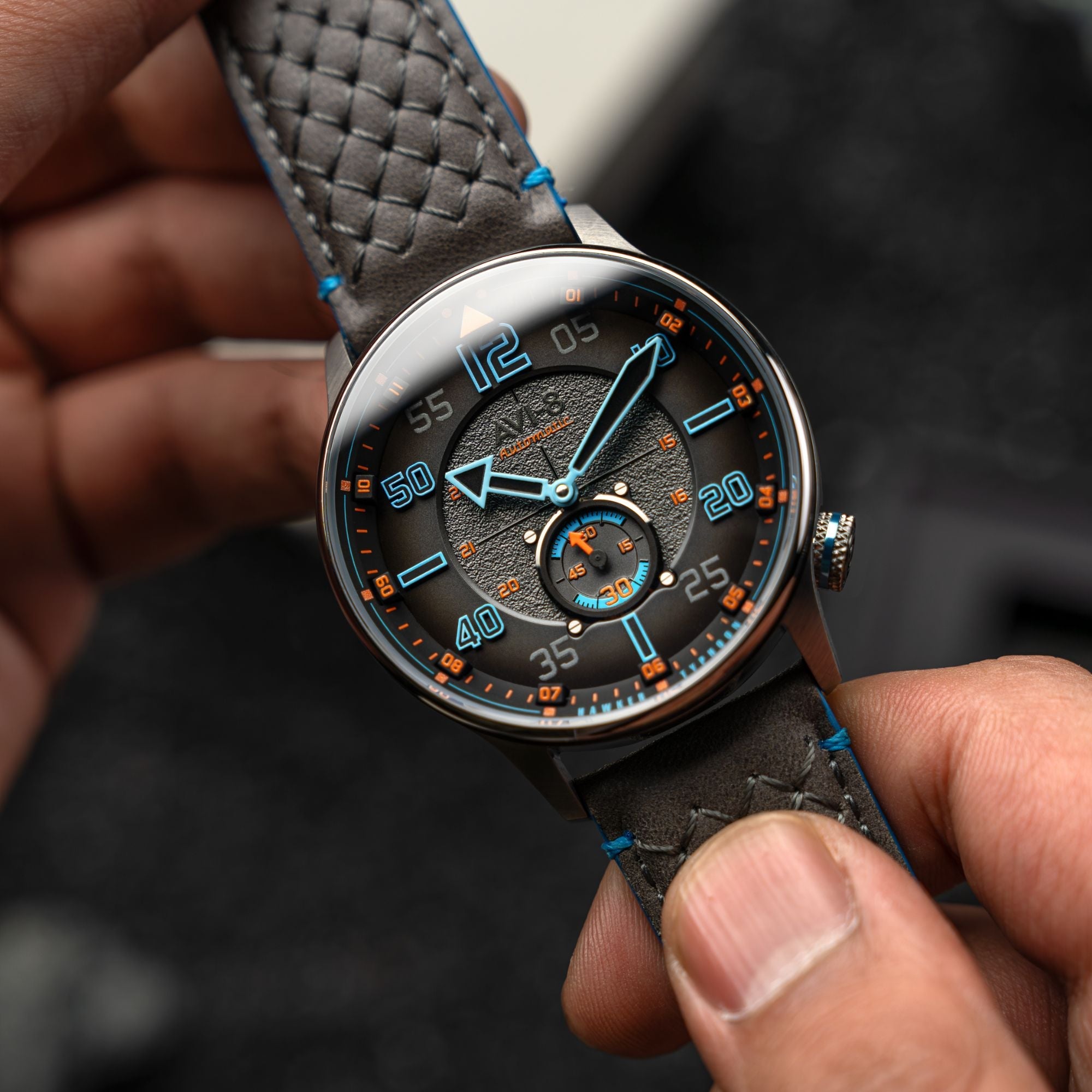 AVI-8 Baldwin Automatic Iron Blue