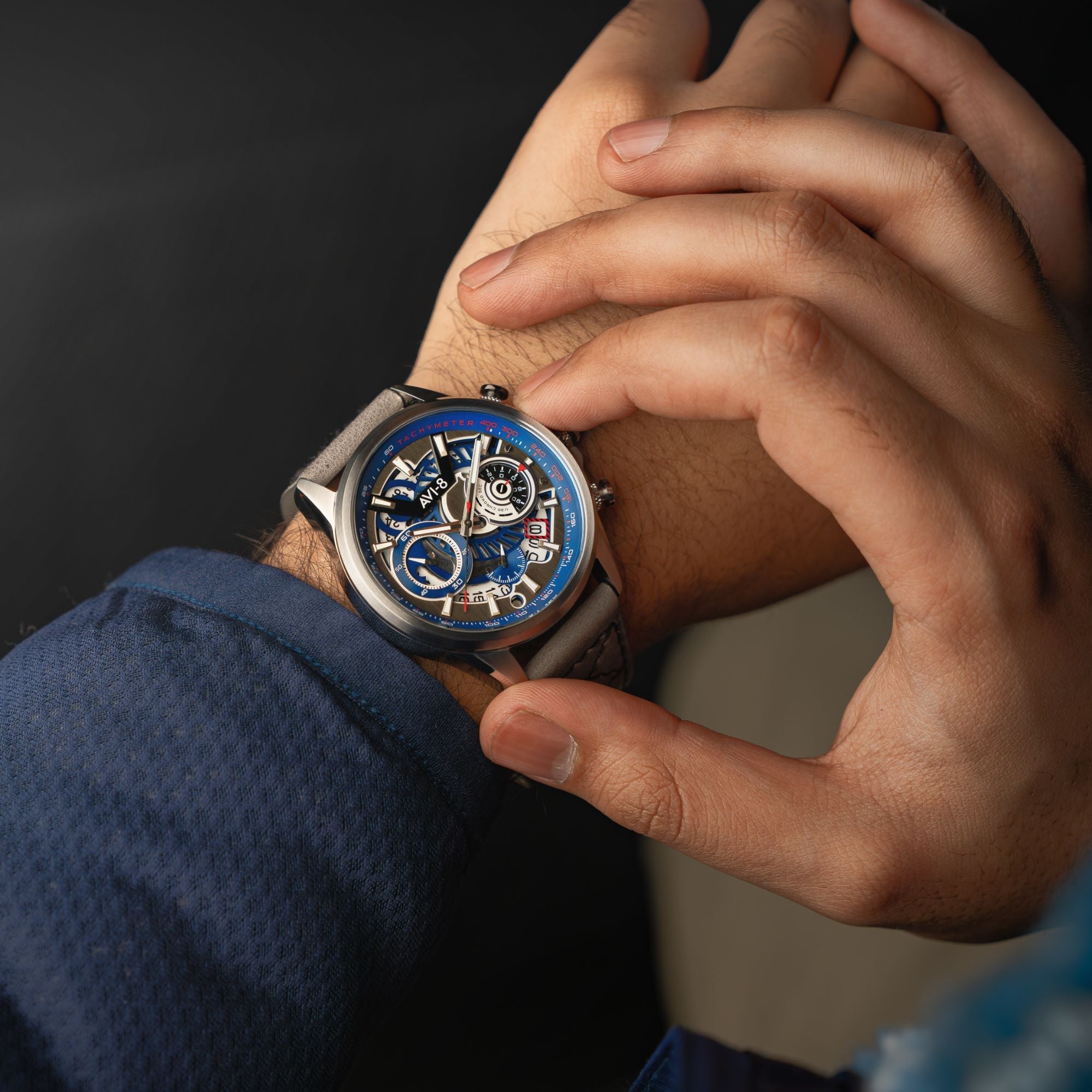 AVI-8 Matador Chronograph Slate Blue