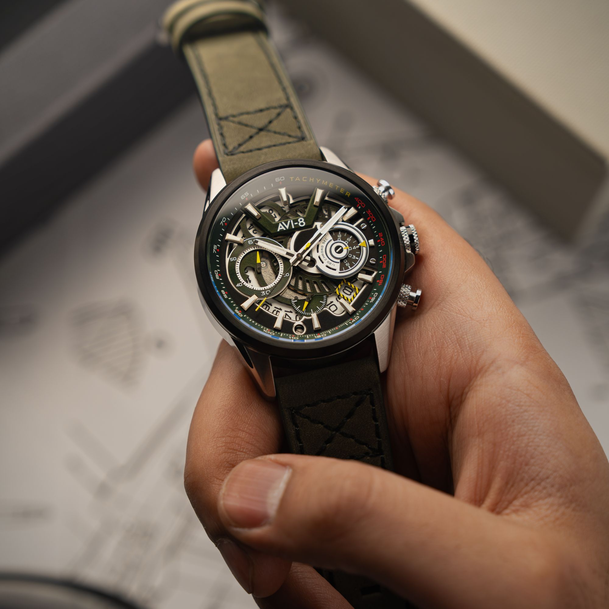 AVI-8 Matador Chronograph Viper Green