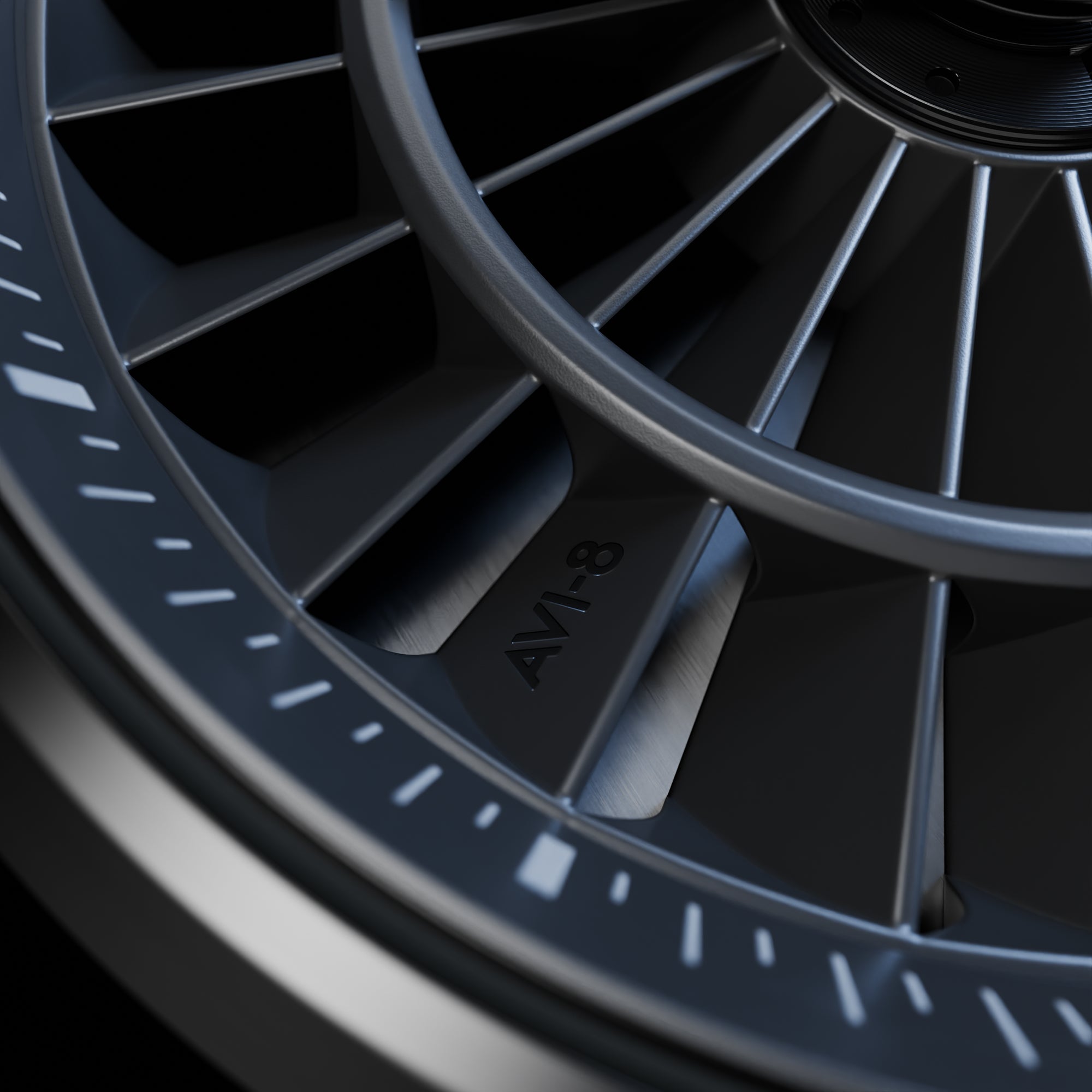 AVI-8 Pegasus Automatic Limited Edition Piston Black