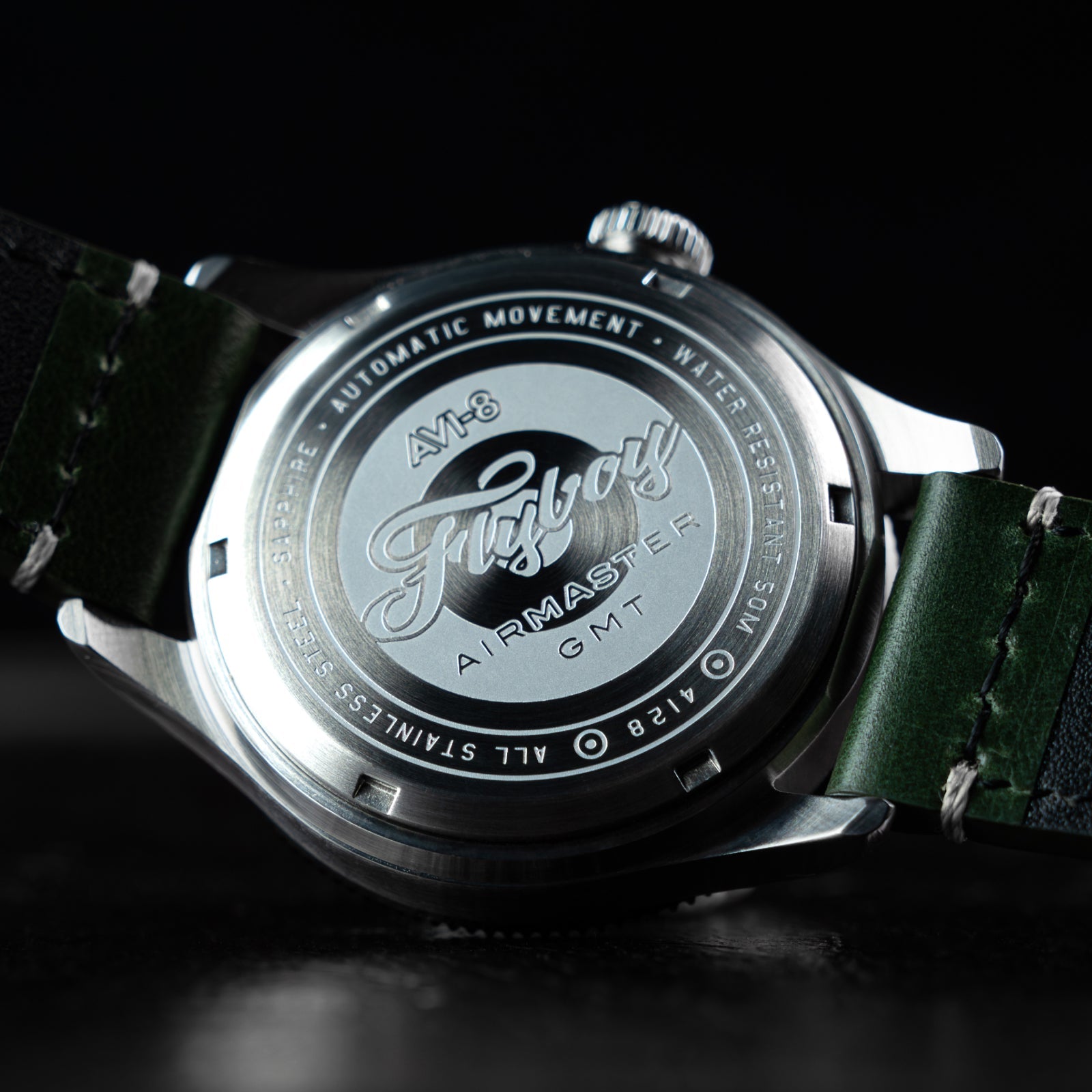 AVI-8 Airmaster Gmt Automatic Fuselage Green
