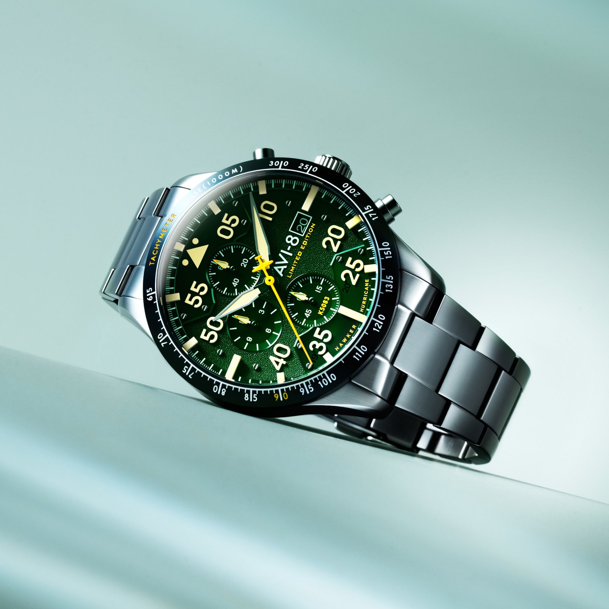 AVI-8 90Th Anniversary Chronograph Limited Edition Tarmac Green