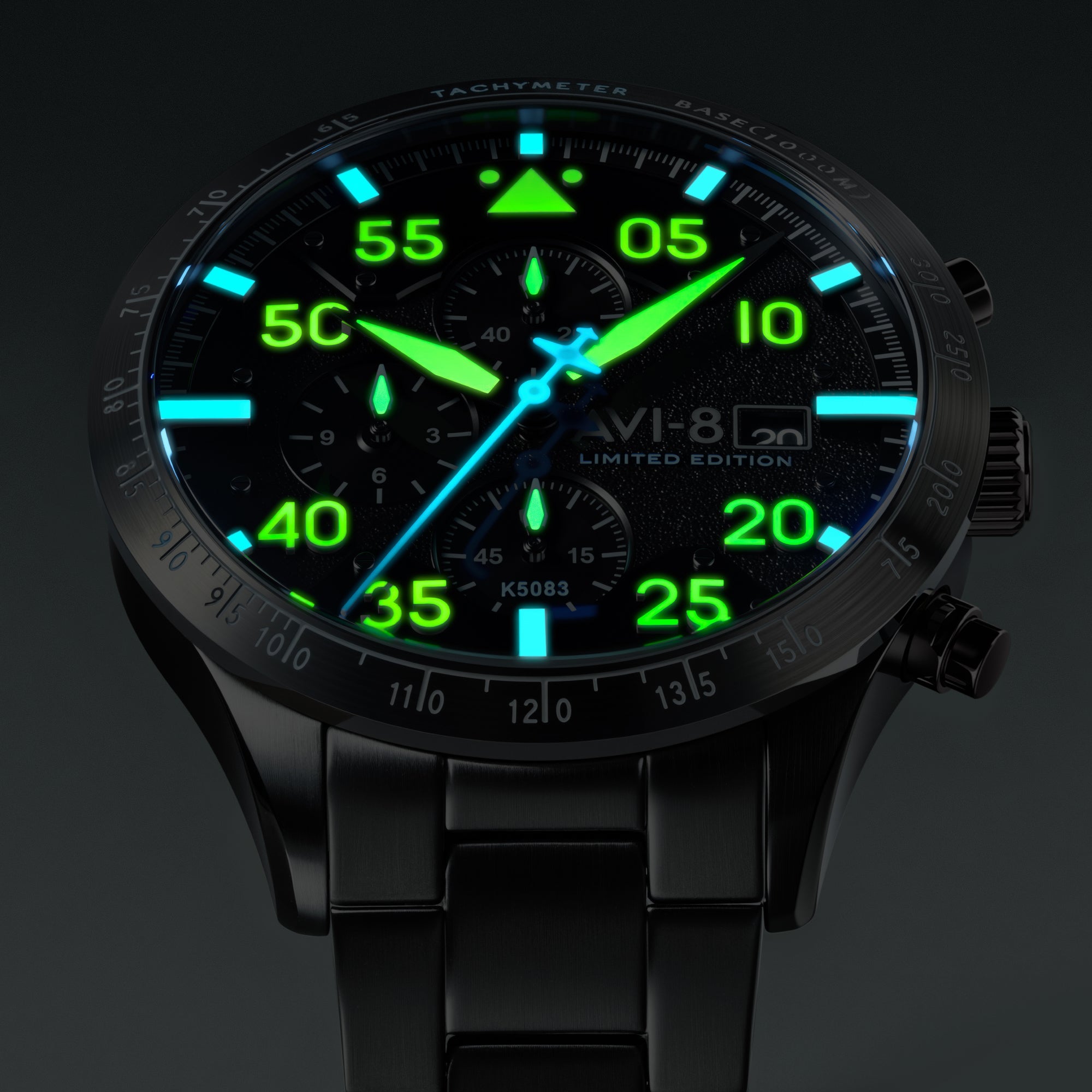 AVI-8 90Th Anniversary Chronograph Limited Edition Hangar Grey