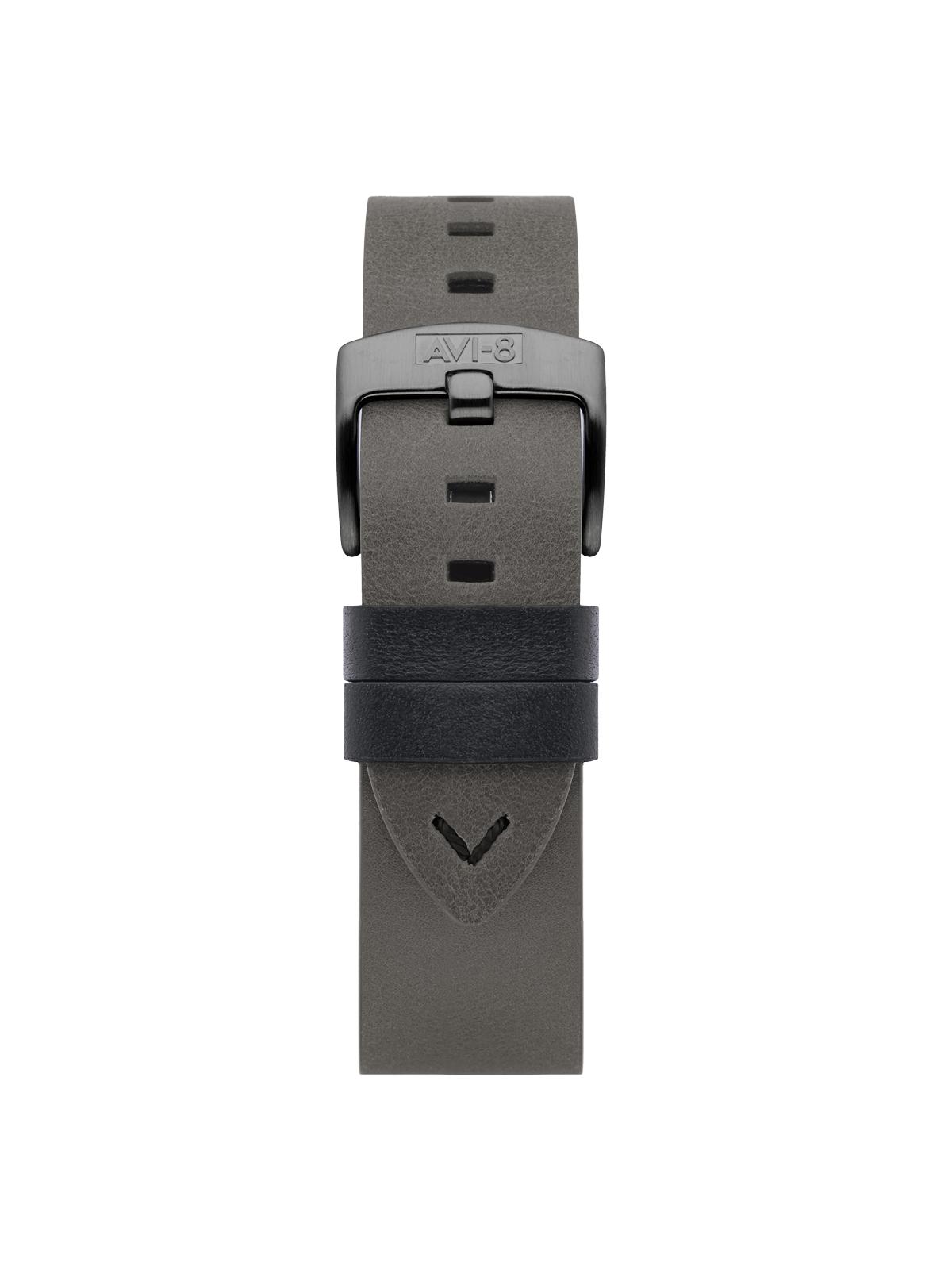 AVI- Smoke Grey Leather Starp | AV-STRAP22-L26