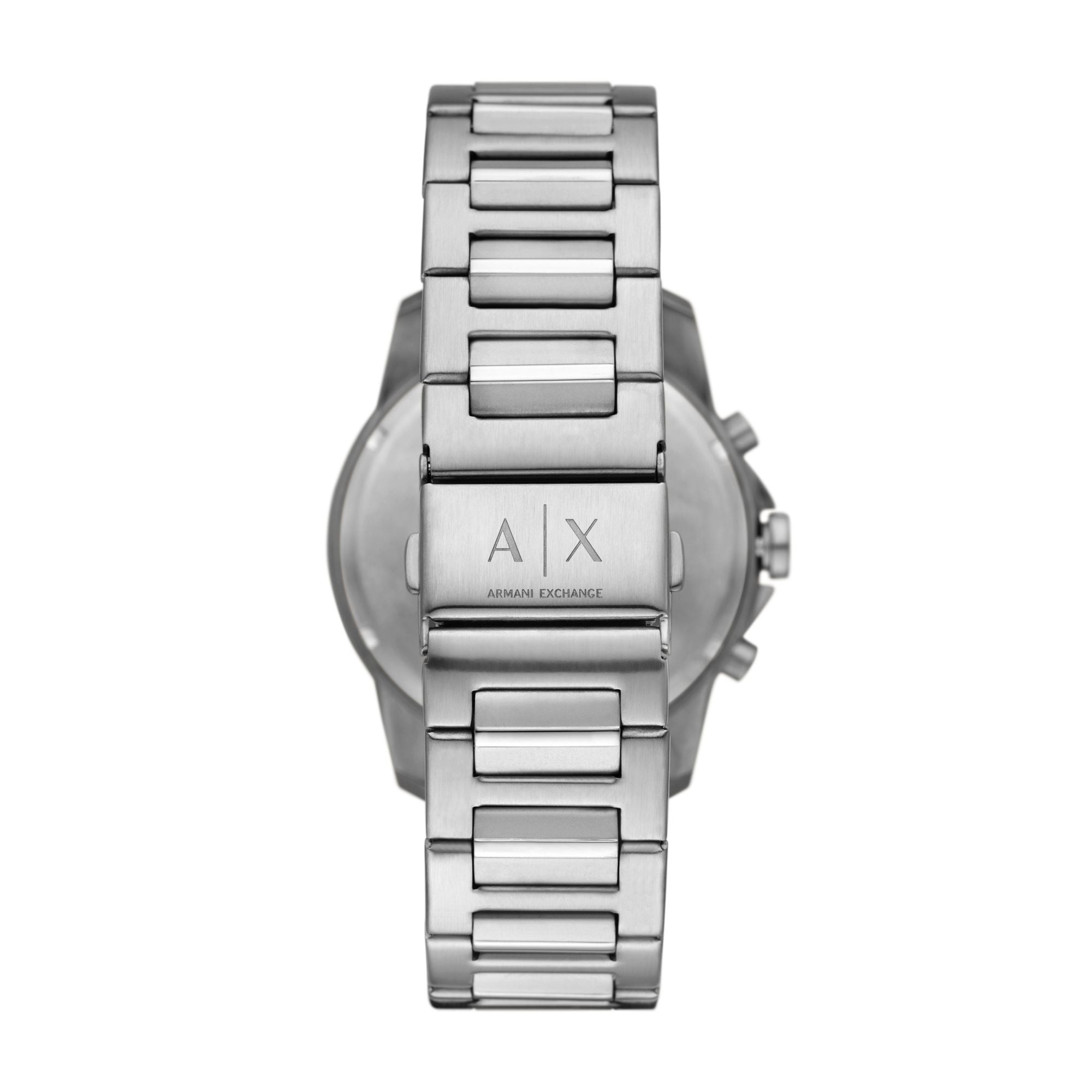 Armani Exchange Chronograph Silver Dial and Steel Bracelet 44mm Men's Watch | AX1771