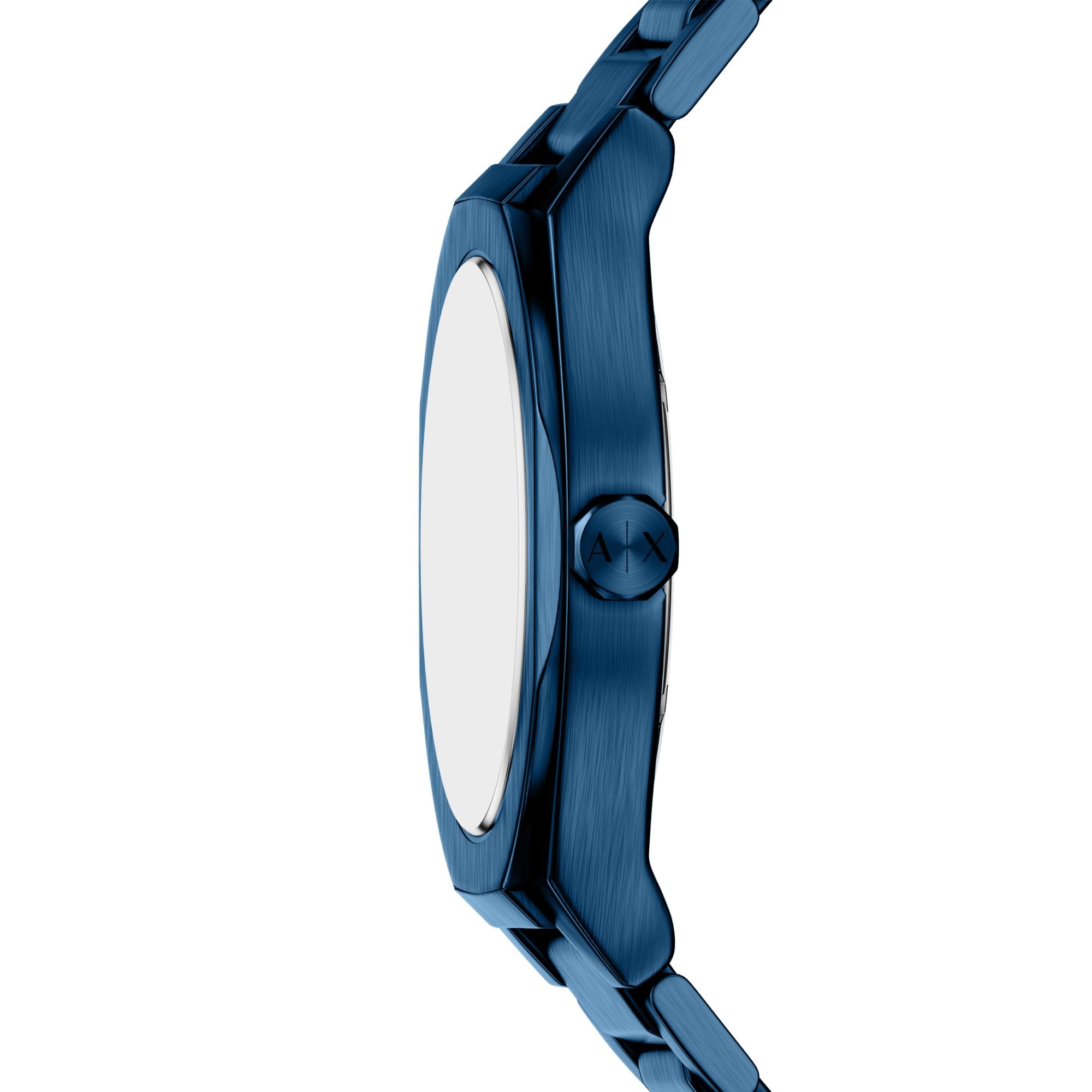 Armani Exchange Classic Blue Dial and Steel Bracelet 42mm Men's Watch | AX4299