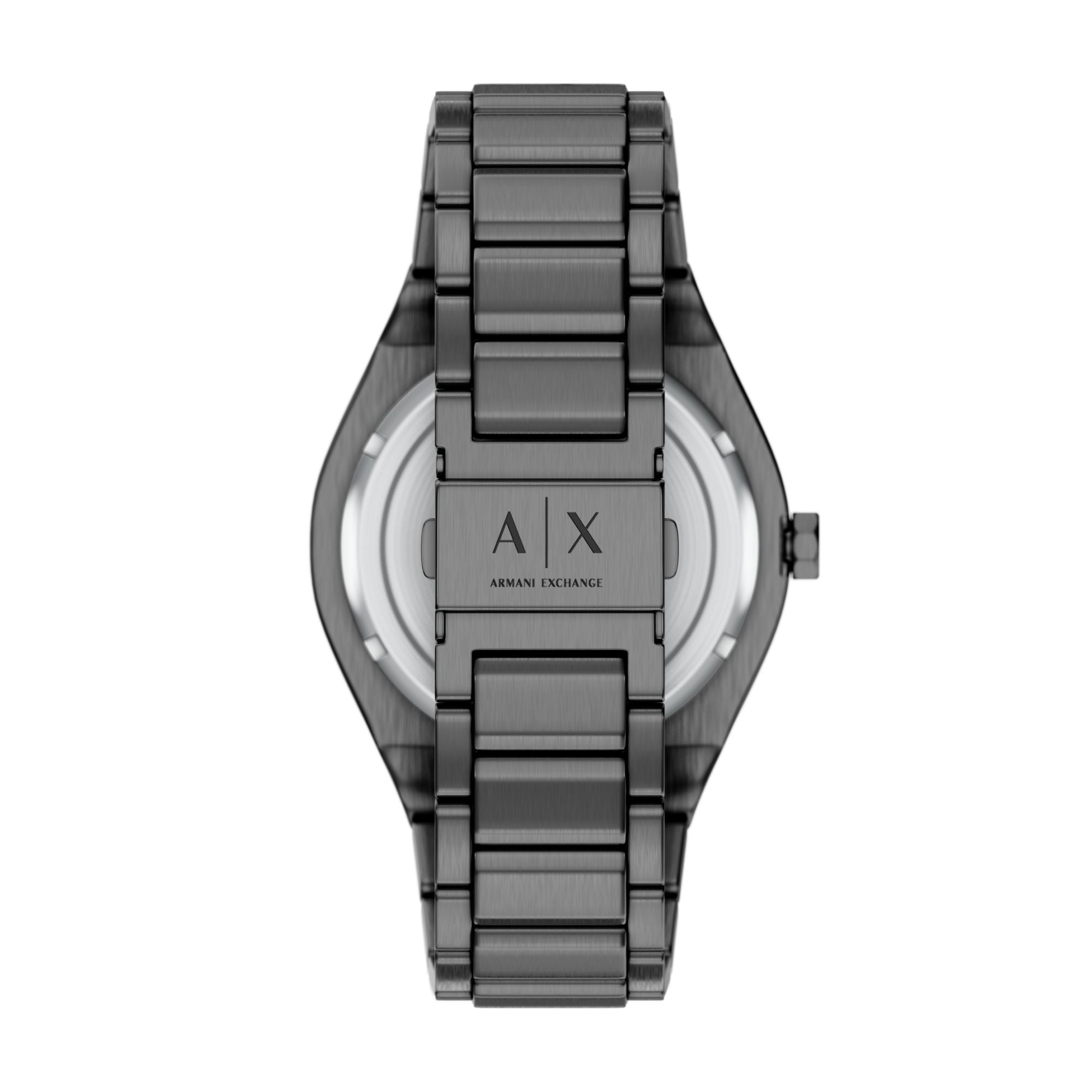 Armani Exchange Classic Gunmetal Dial and Steel Bracelet 42mm Men's Watch | AX4300