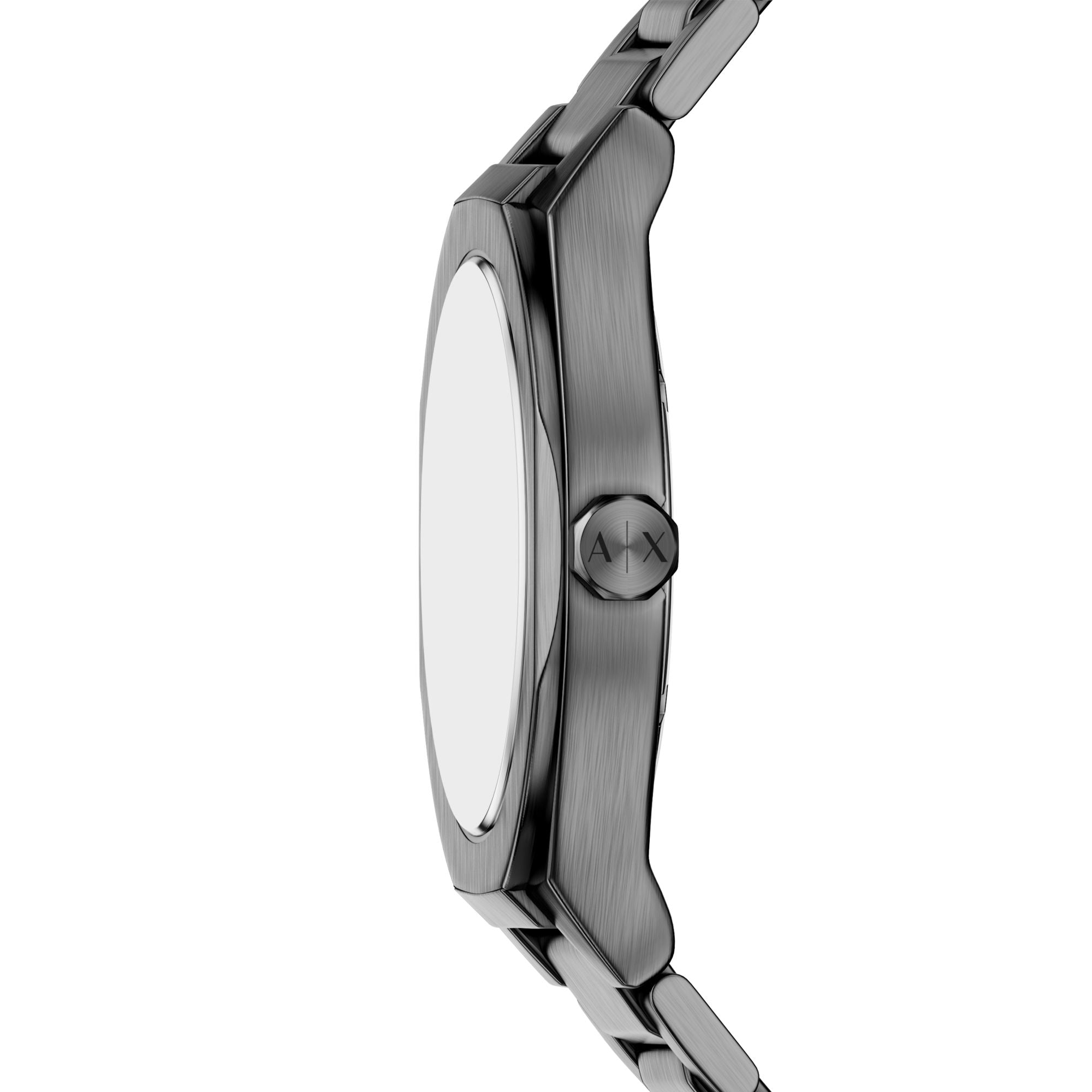 Armani Exchange Classic Gunmetal Dial and Steel Bracelet 42mm Men's Watch | AX4300