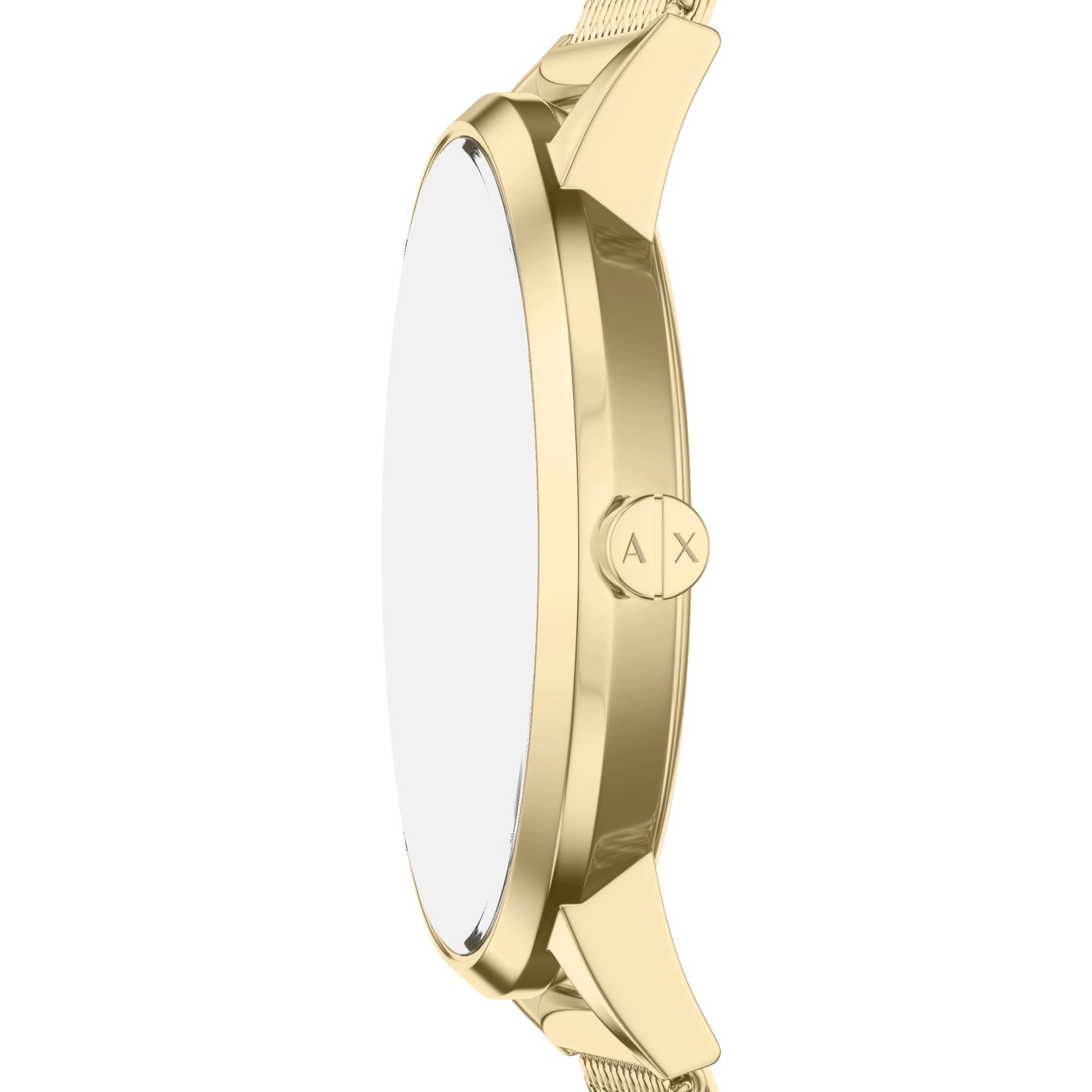 Armani Exchange Classic Gold Dial and Steel Bracelet 36mm Women's Watch | AX5619