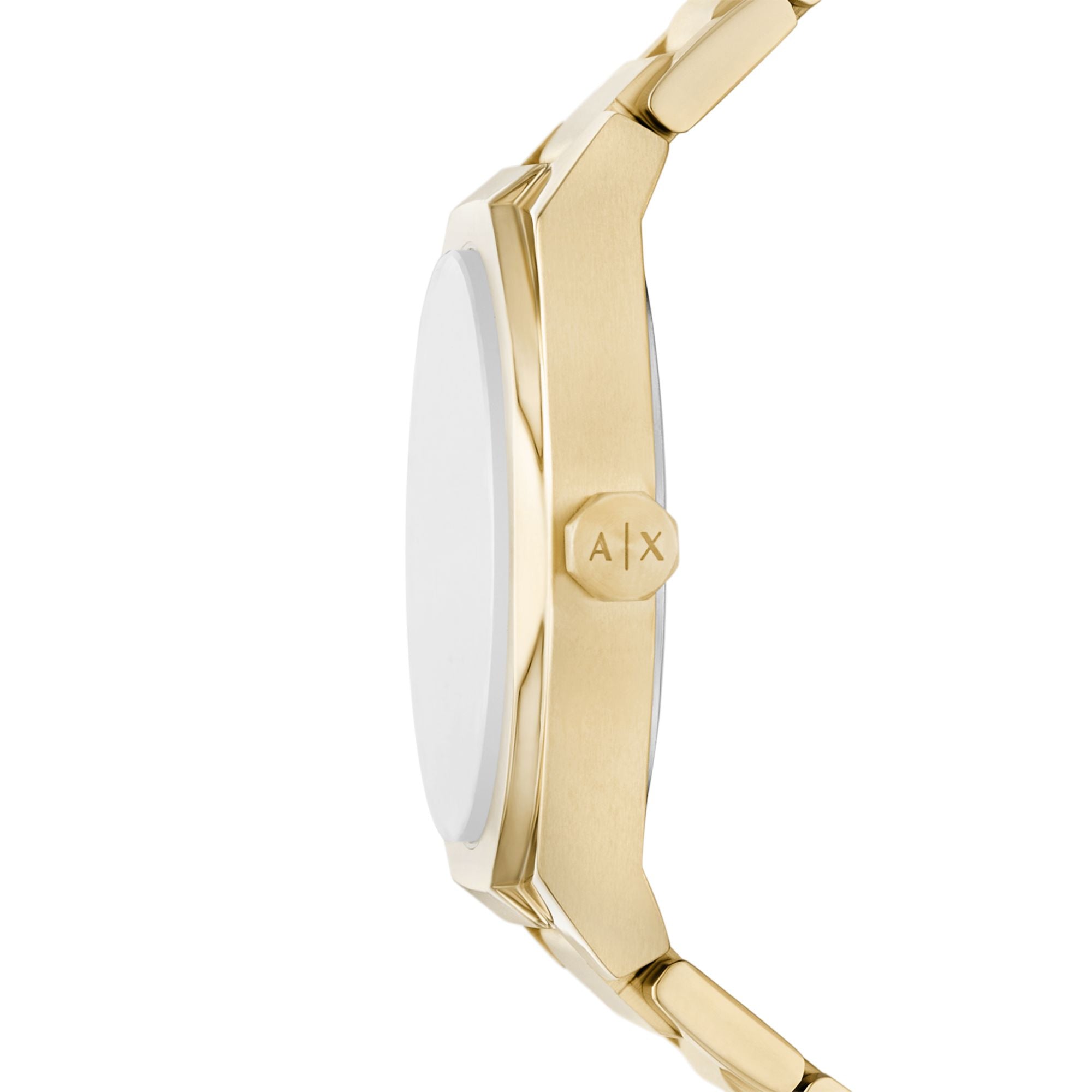 Armani Exchange Classic Gold Dial and Steel Bracelet 36mm Women's Watch | AX6031