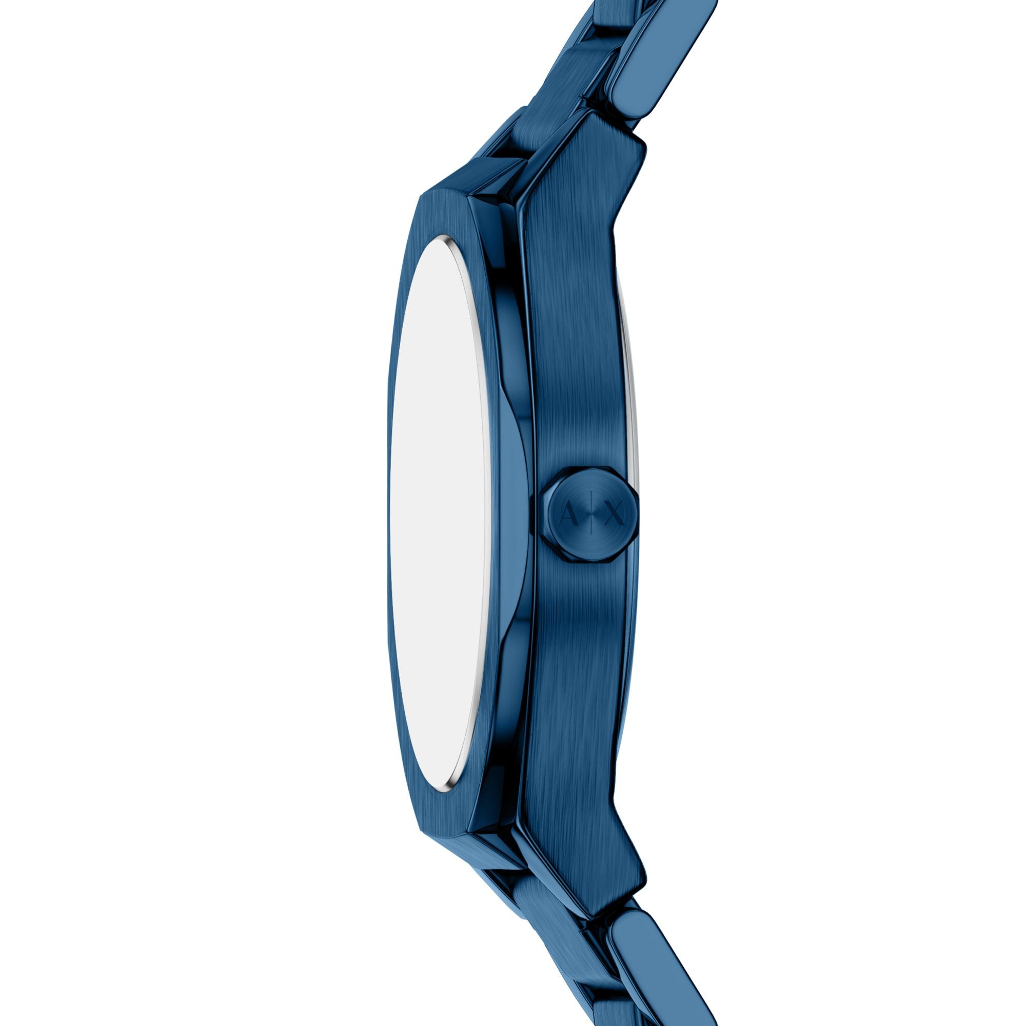 Armani Exchange Classic Blue Dial and Steel Bracelet 36mm Women's Watch | AX6032