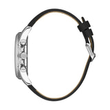 Bigotti Black Multi-Dial Rose Gold Luminescent Hands Calendar Leather Strap | BG.1.10489-1