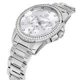 Bigotti Stainless Steel Watch Silver Dial Stones on Bezel | BG.1.10453-1