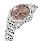 Bigotti Pink Multi-Dial Rose Gold Stones Stainless Steel Watch | BG.1.10453-2