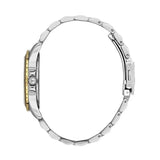 Bigotti Stainless Steel Rose Gold End Silver Multi Dial Rose Gold Stones On Dial Bezel | BG.1.10453-4