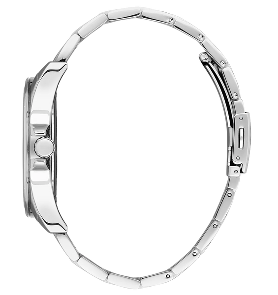 Bigotti Silver Dial Calendar Stainless Steel Men’s Watch | BG.1.10471-1