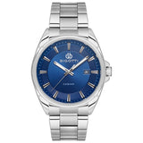 Bigotti Blue Dial Calendar Stainless Steel Watch | BG.1.10471-3