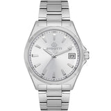 Bigotti Silver Dial Calendar Stainless Steel Men’s Watch | BG.1.10476-1
