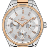 Bigotti Rose Gold Stainless Steel Multi-Dial Watch | BG.1.10478-4