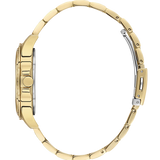 Bigotti Rose Gold Silver Dial Calendar Stainless Steel Woman's Watch | BG.1.10558-3