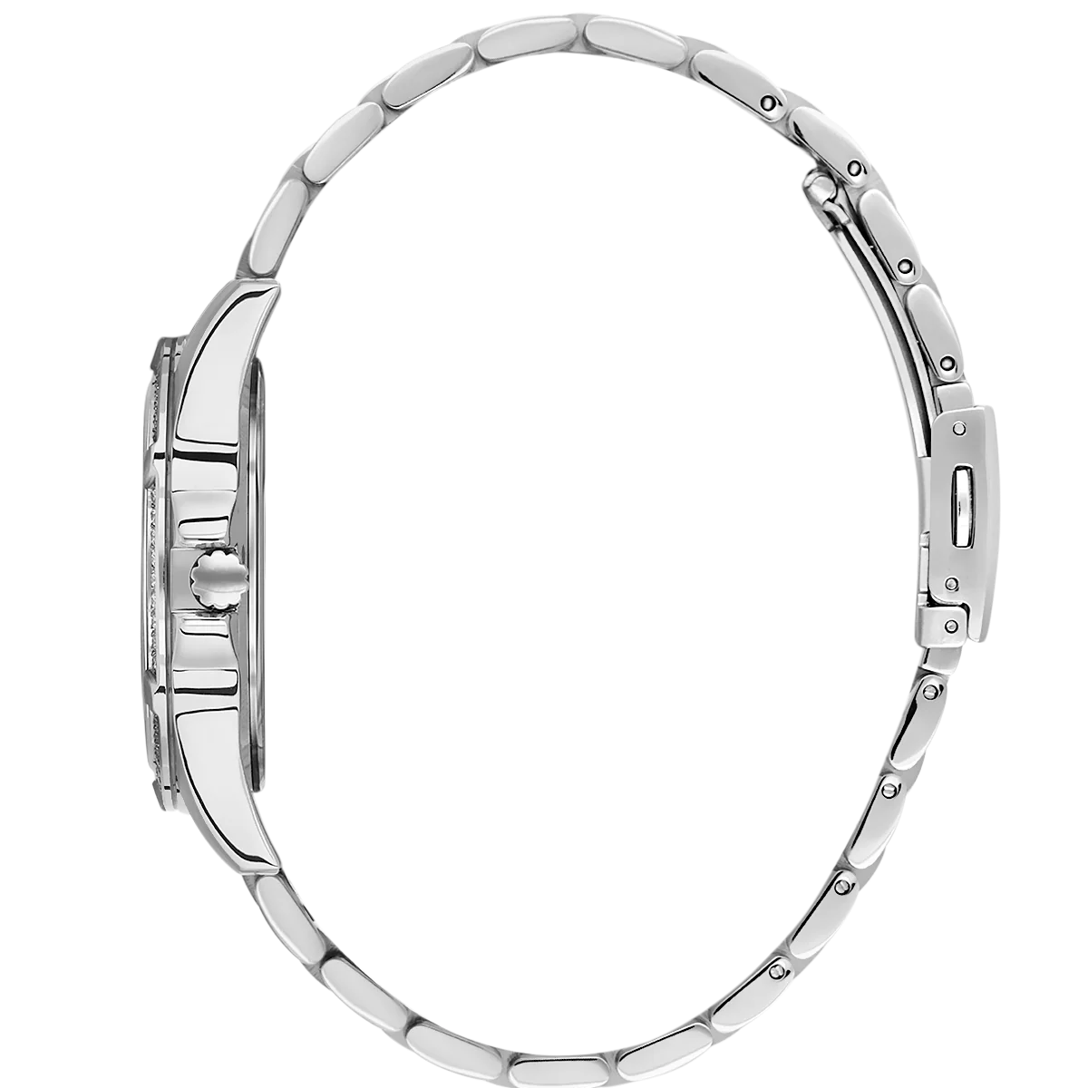 Bigotti Stainless Steel Black Multi-Dial Rose Gold Stones Watch | BG.1.10569-2