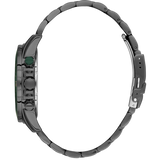 Bigotti Gunmetal Green Dial Calendar Stainless Steel Men’s Watch | BG.1.10570-4