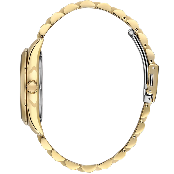 Bigotti Rose Gold Dial Stones Rose Gold Strap | BG.1.10584-3