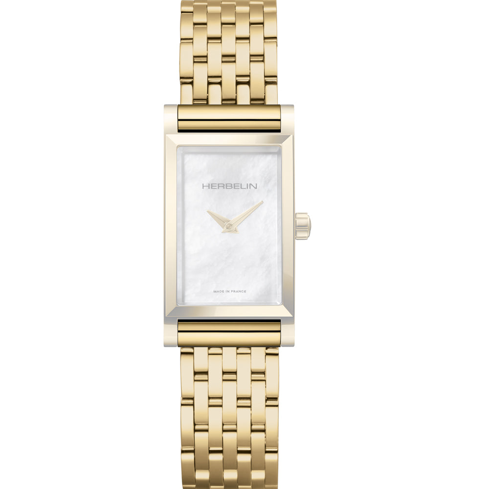 Herbelin Antares Gold PVD Stainless Steel Strap for Women’s Watch | BRAC17048P