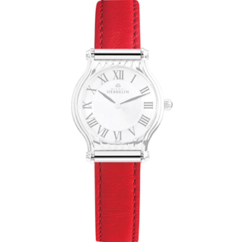 HERBELIN Antares Red Leather Strap for Women's Watch | BRAC.17048.25/A