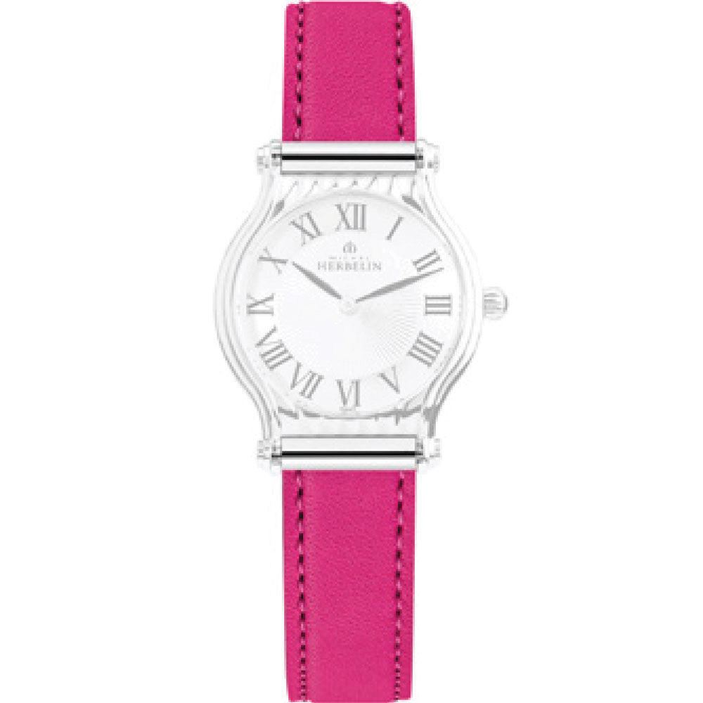 HERBELIN Antares Pink Leather Strap for Women’s Watch | BRAC.17048.30/A