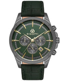 Bigotti Chronograph Green Leather Men’s Watch | BG.1.10491-4