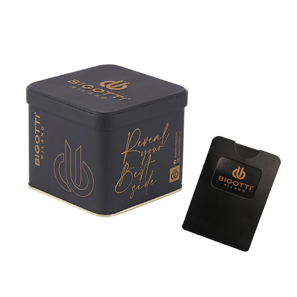 Bigotti Blue Multi-Dial Blue Leather Strap Men's Watch | BG.1.10573-3