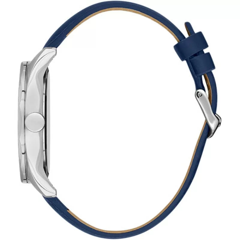 Bigotti Blue Dial Blue Leather Strap Men's Watch | BG.1.10487-3