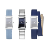 Herbelin Antares Blue Agate Dial Stainless Steel Interchangeable Women’s Watch | H17444APS05